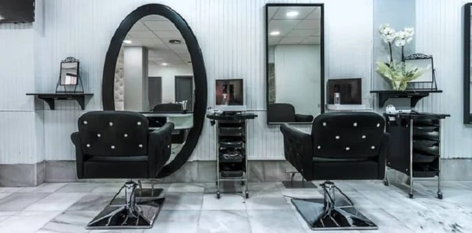 Chaise De Coiffure Salon Barber Lift Avec Coussin De Dossier